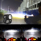 🛵 MOCNY REFLEKTOR MOTOCYKLOWY LED