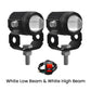 🛵 MOCNY REFLEKTOR MOTOCYKLOWY LED