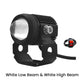 🛵 MOCNY REFLEKTOR MOTOCYKLOWY LED