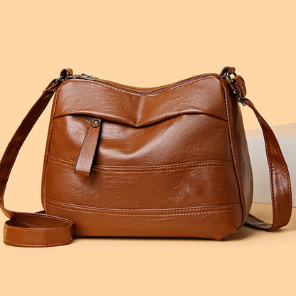 🌈👜 WIELOWARSTWOWA TORBA NA RAMIĘ RETRO O DUŻEJ POJEMNOŚCI