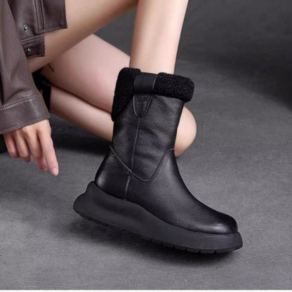 👢 MODNE DAMSKIE BOTKI ZAPINANE NA ZAMEK Z GRUBĄ PODSZEWKĄ