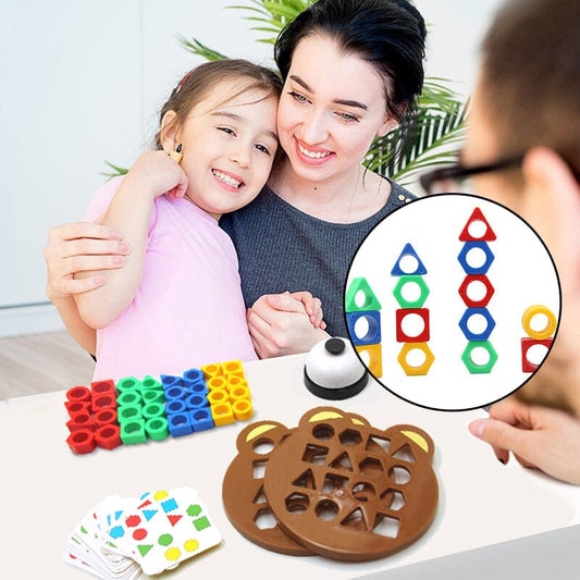 🧩【PREZENTY DLA DZIECI】GRA W DOPASOWYWANIE KSZTAŁTÓW　