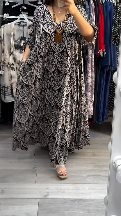 👗MODNA SUKIENKA Z NADRUKIEM