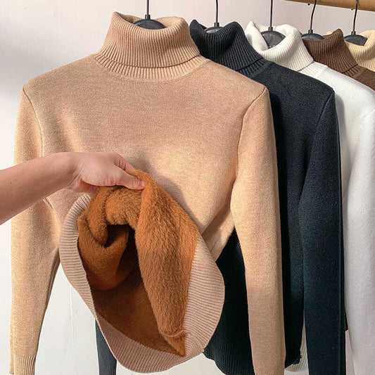 【S-XL】🍂CIEPŁY SWETER Z WYSOKIM DEKOLTEM