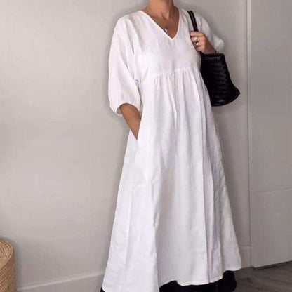 🎀Damska sukienka casualowa z dekoltem w szpic