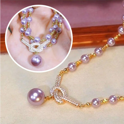 💜KUP 1 OTRZYMASZ 1 GRATIS💜 Naszyjnik z naturalnych pereł