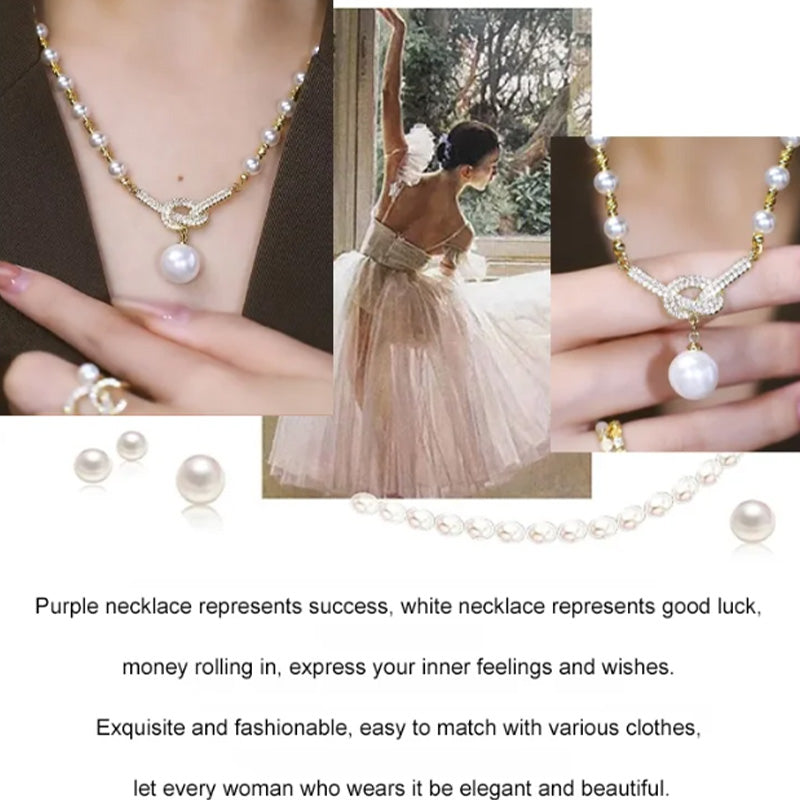 💜KUP 1 OTRZYMASZ 1 GRATIS💜 Naszyjnik z naturalnych pereł