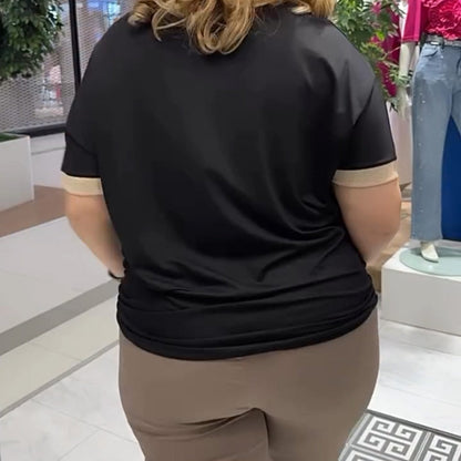 💞Elegancki damski top z nadrukiem