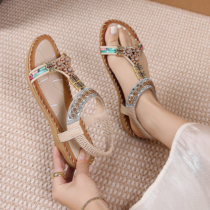 💖Damskie sandały z odkrytymi palcami w stylu boho