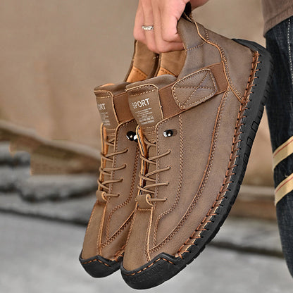 🔥Ręcznie szyte męskie buty skórzane w stylu vintage