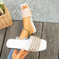 🔥👡Damskie stylowe sandały z kwadratowym noskiem – wygoda i szyk na lato!