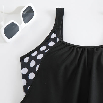 👙 Damski dwuczęściowy kostium kąpielowy w grochy