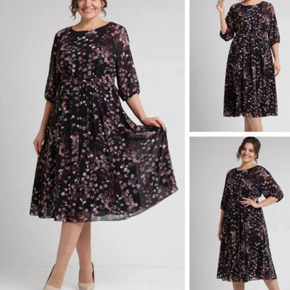 🔥👗Sukienka z krótkim rękawem i nadrukiem