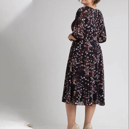 🔥👗Sukienka z krótkim rękawem i nadrukiem