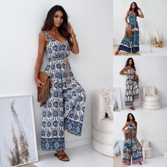 ✨【S-2XL】Kombinezon z nadrukiem boho