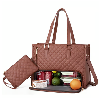 ✨ Damska torba na zakupy Bento 3 w 1 🎁 Prezentowany pasujący portfel