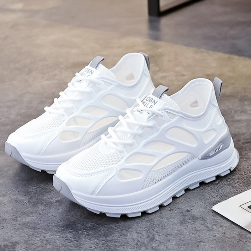 👟✨Damskie modne sneakersy z siateczką i sznurowaniem✨
