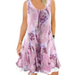🌺【S-3XL】Damska sukienka midi w kwiaty z patchworkowym dołem