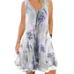 🌺【S-3XL】Damska sukienka midi w kwiaty z patchworkowym dołem