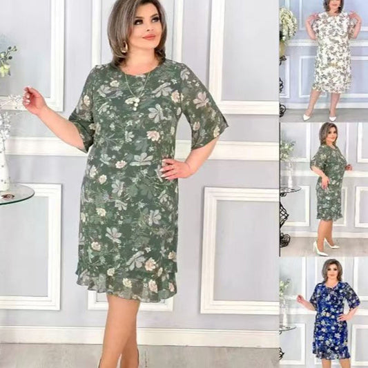 🌺【S-4XL】Casualowa i wygodna sukienka w kwiaty dla kobiet