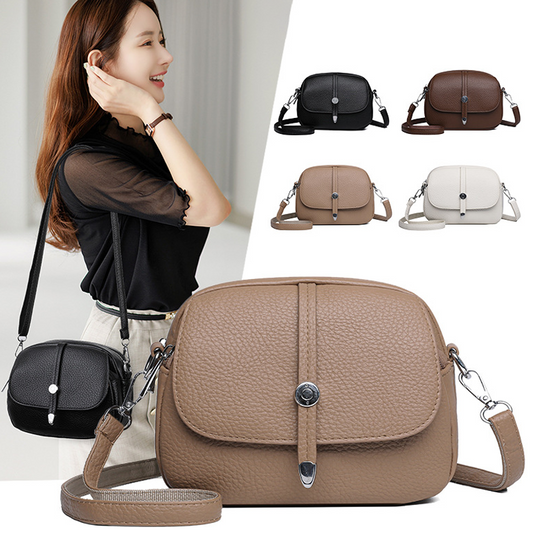 Lekka torebka damska w jednolitym kolorze👜