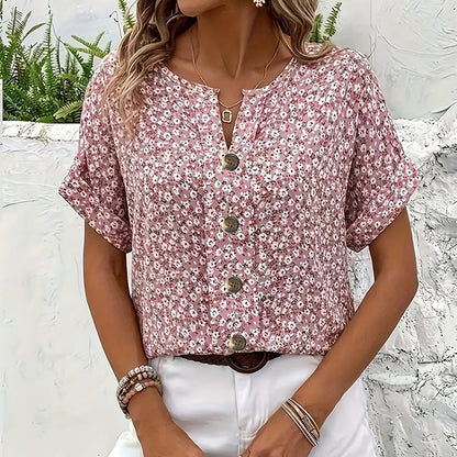 🌸Elegancka bluzka damska w kwiaty
