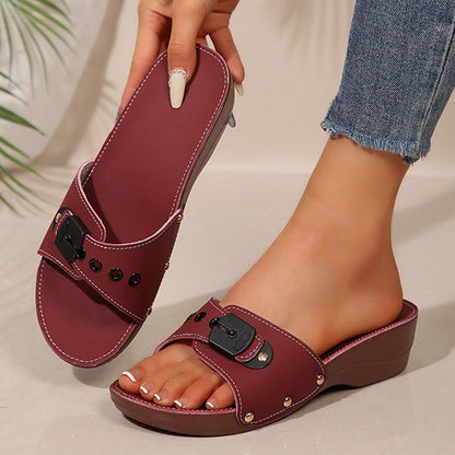 👡Damskie antypoślizgowe wygodne buty z klinowym obcasem