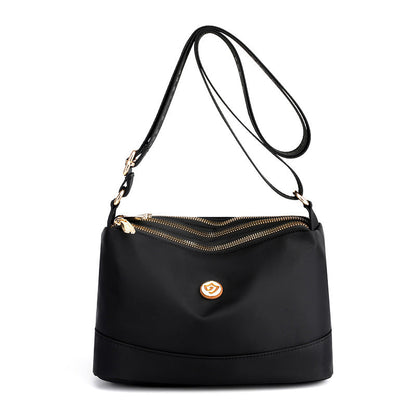 Minimalistyczna nylonowa torba na ramię i crossbody o dużej pojemności