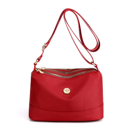Minimalistyczna nylonowa torba na ramię i crossbody o dużej pojemności