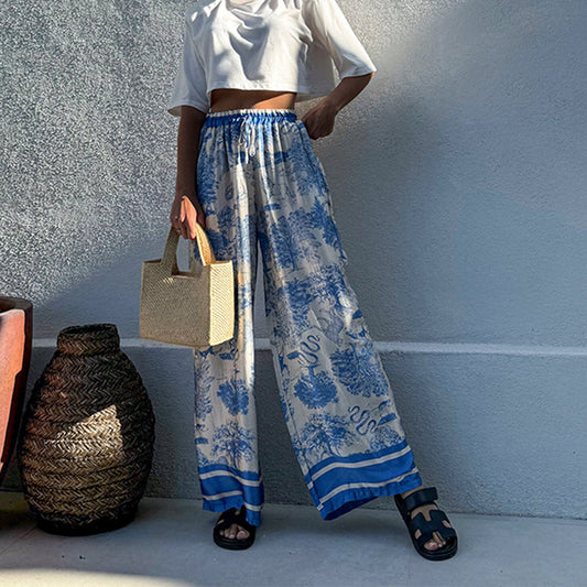 Letnie spodnie damskie Boho Palazzo