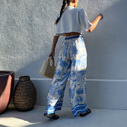 Letnie spodnie damskie Boho Palazzo