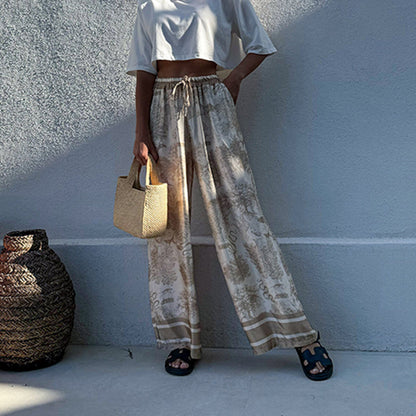 Letnie spodnie damskie Boho Palazzo