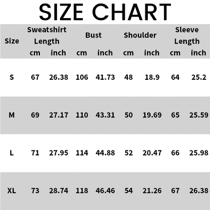 【S-XL】Bluza z okrągłym dekoltem i nadrukiem, z długim rękawem