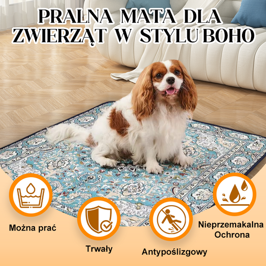 Pralna Mata dla Zwierząt w Stylu Boho