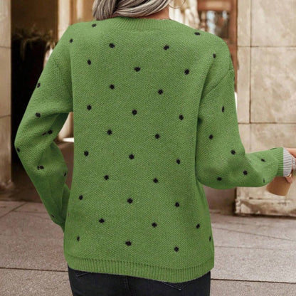 Damska bluza w kropki