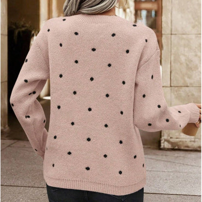 Damska bluza w kropki