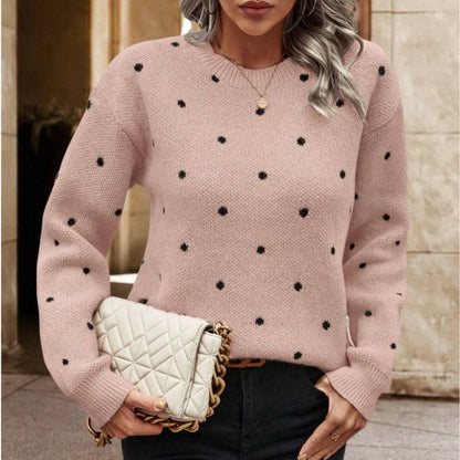 Damska bluza w kropki
