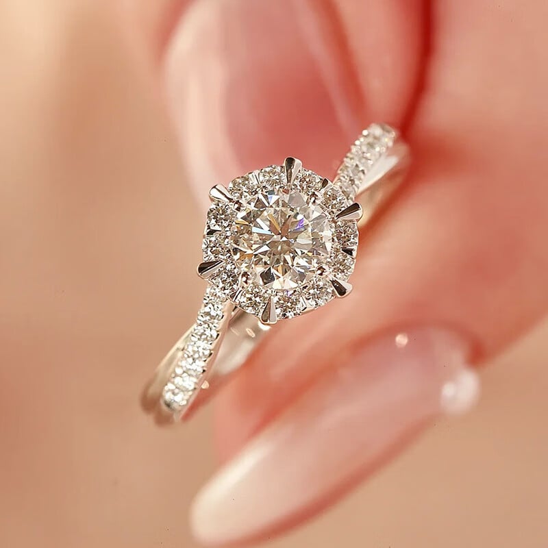 💍Pierścionek z moissanitem od gwiazd - 👩Matka i córka👧