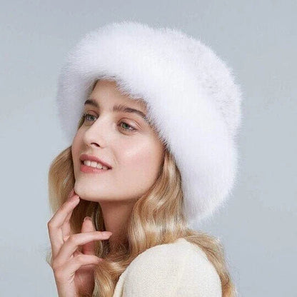 🎉Promocja świąteczna🎄Damska czapka zimowa z grubego futra