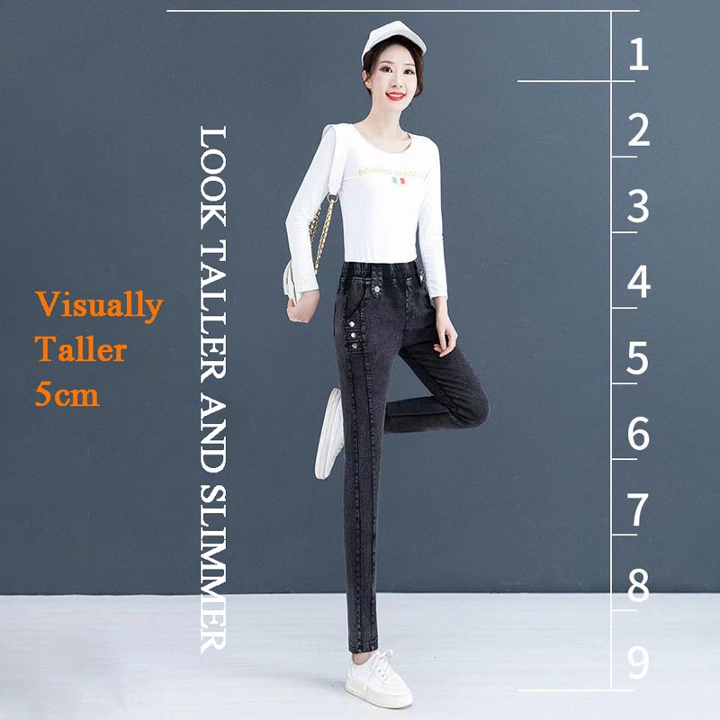 🔥Nowe produkty 49% taniej🔥Elastyczne, ciepłe, pluszowe jeansy skinny dla kobiet