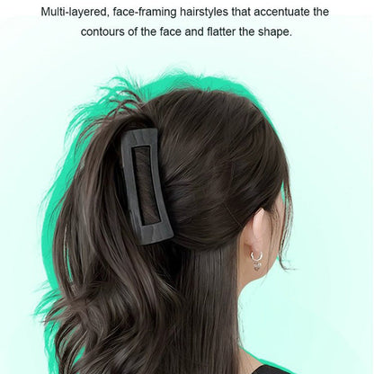 Wybór prezentu - Miękka naturalna peruka Shark Clip Half High Ponytail